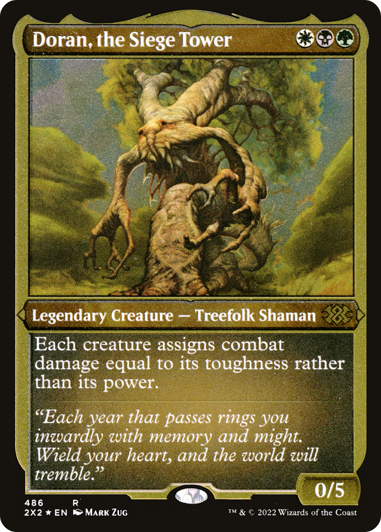 Doran, the Siege Tower (2X2-486) - Double Masters 2022 Foil