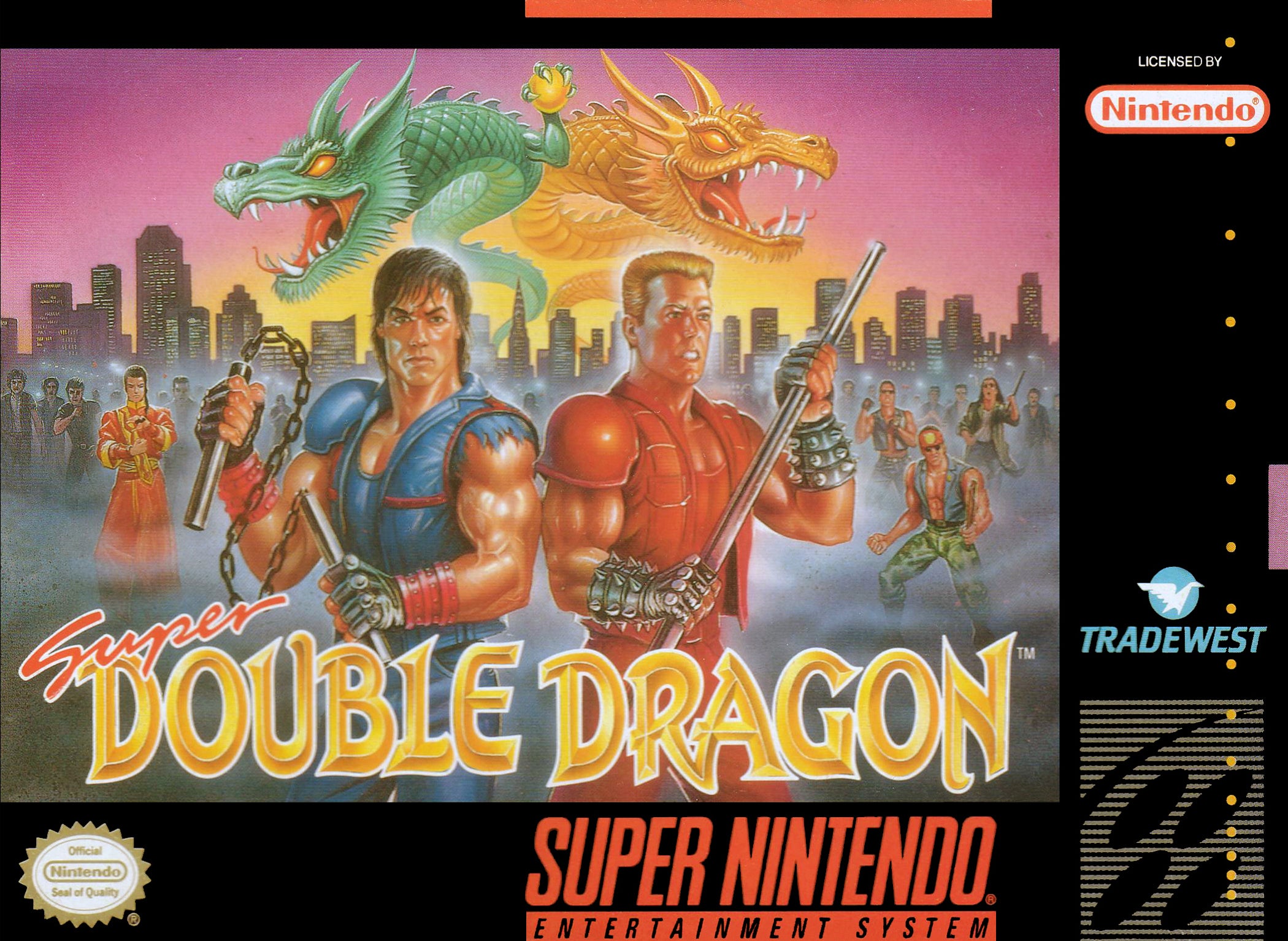 Super Double Dragon - Super Nintendo (SNES)
