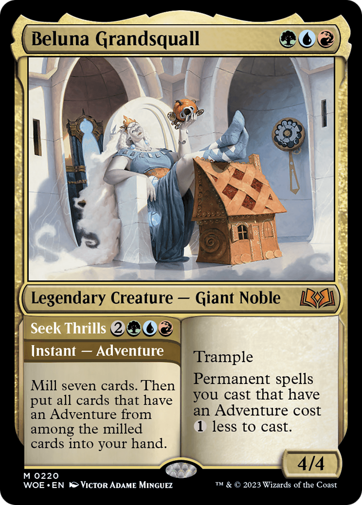 Beluna Grandsquall // Seek Thrills (WOE-220) - Wilds of Eldraine