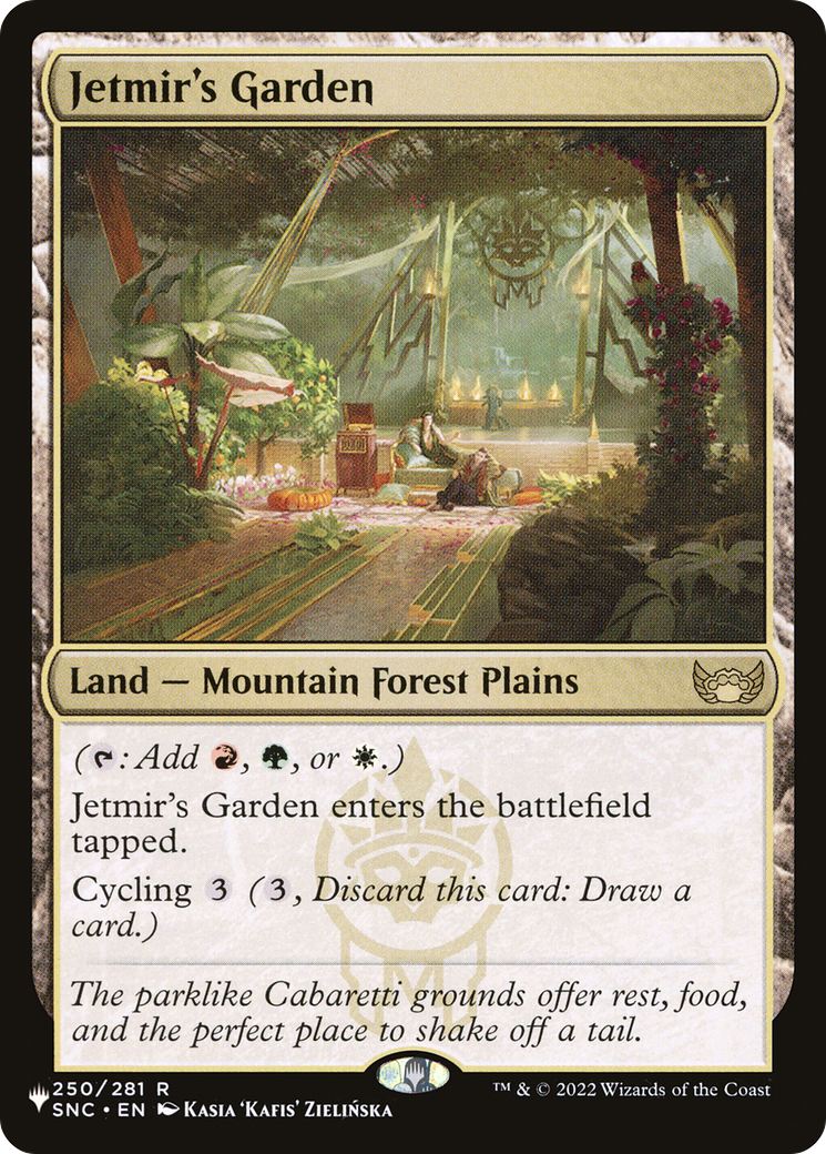 Jetmir's Garden (LIST-250/281) - The List
