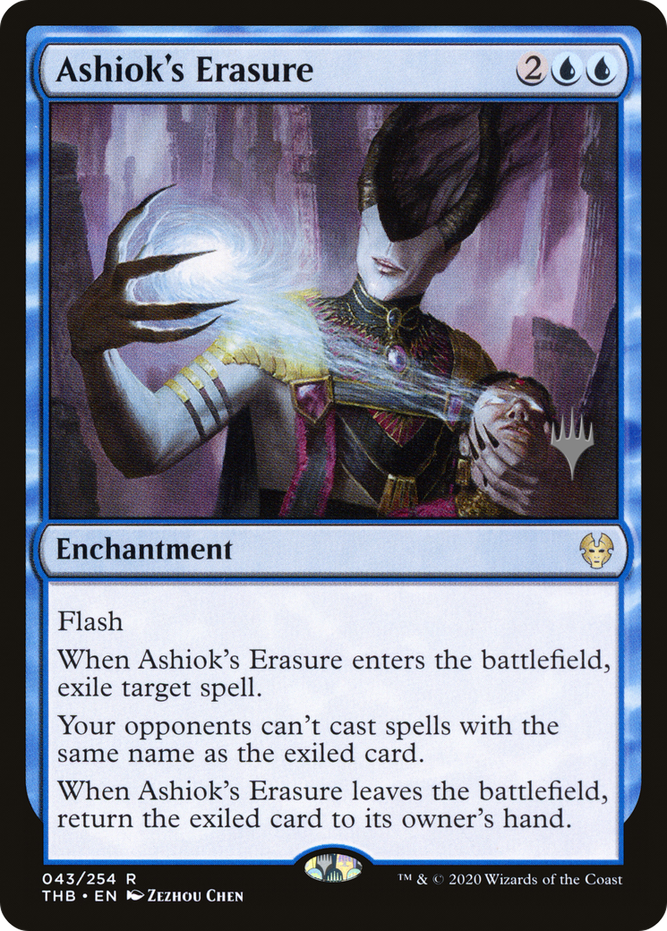 Ashiok's Erasure (PPTHB-043) - Theros Beyond Death Promos Foil