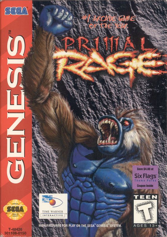 Primal Rage - Sega Genesis