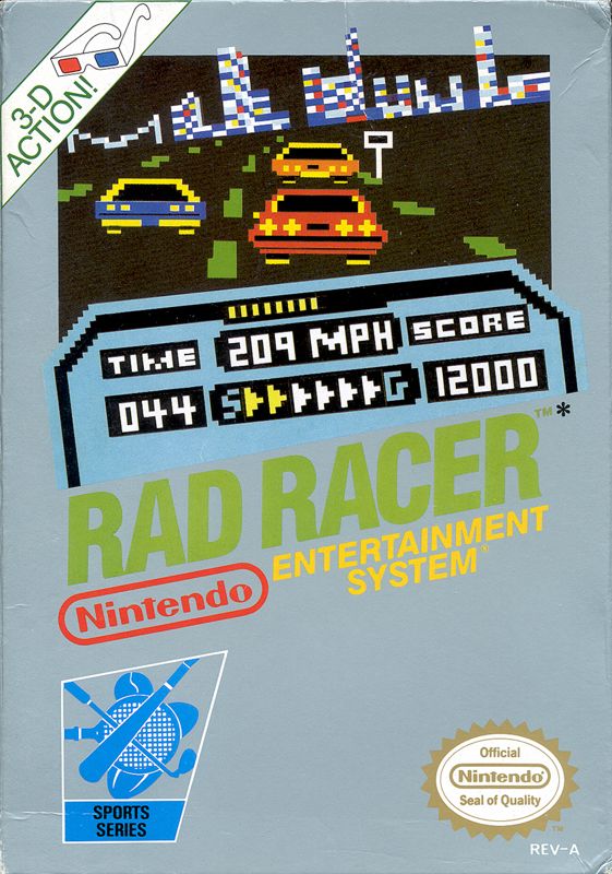 Rad Racer - Nintendo (NES)