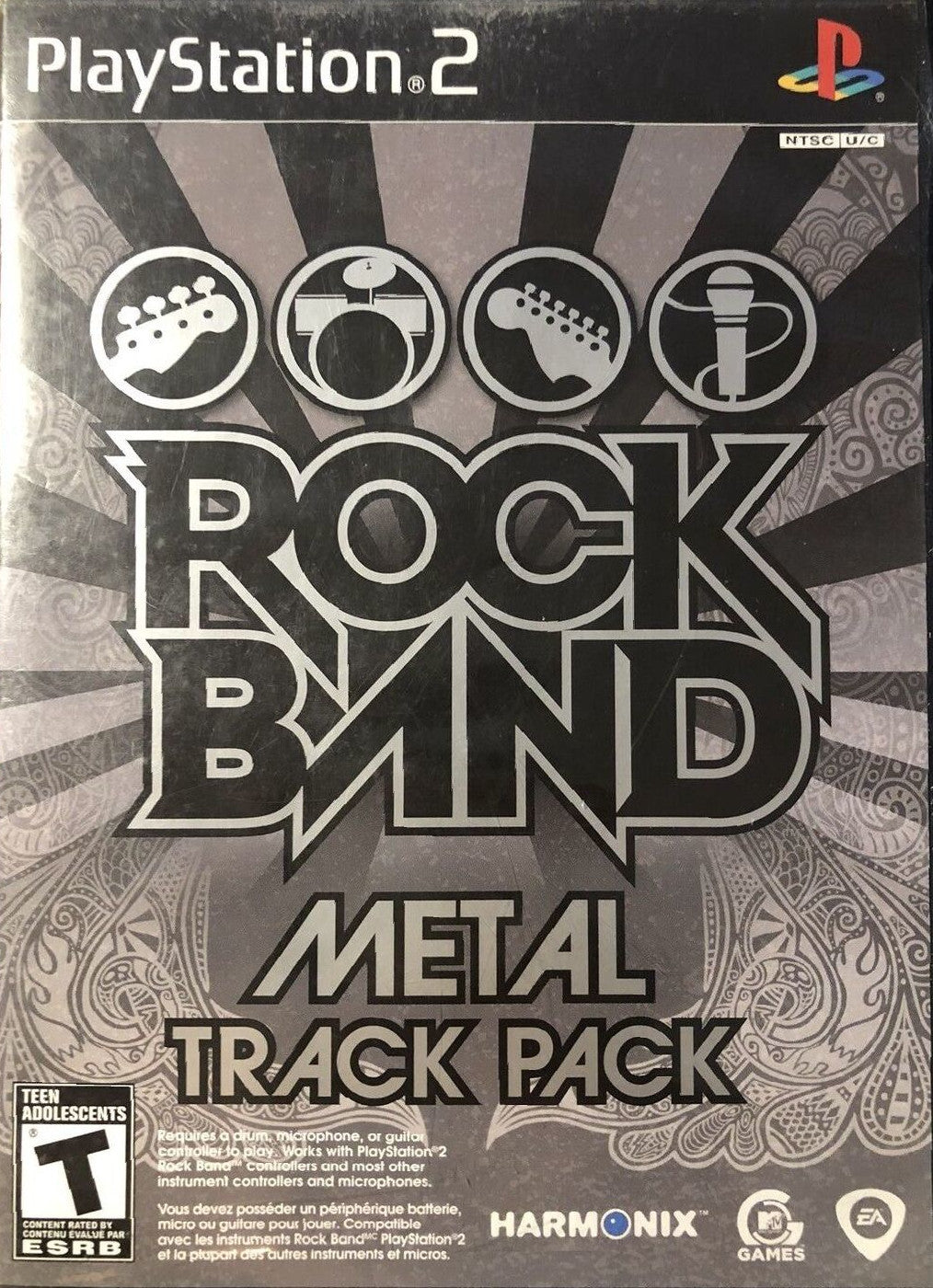 Rock Band Metal Track Pack
