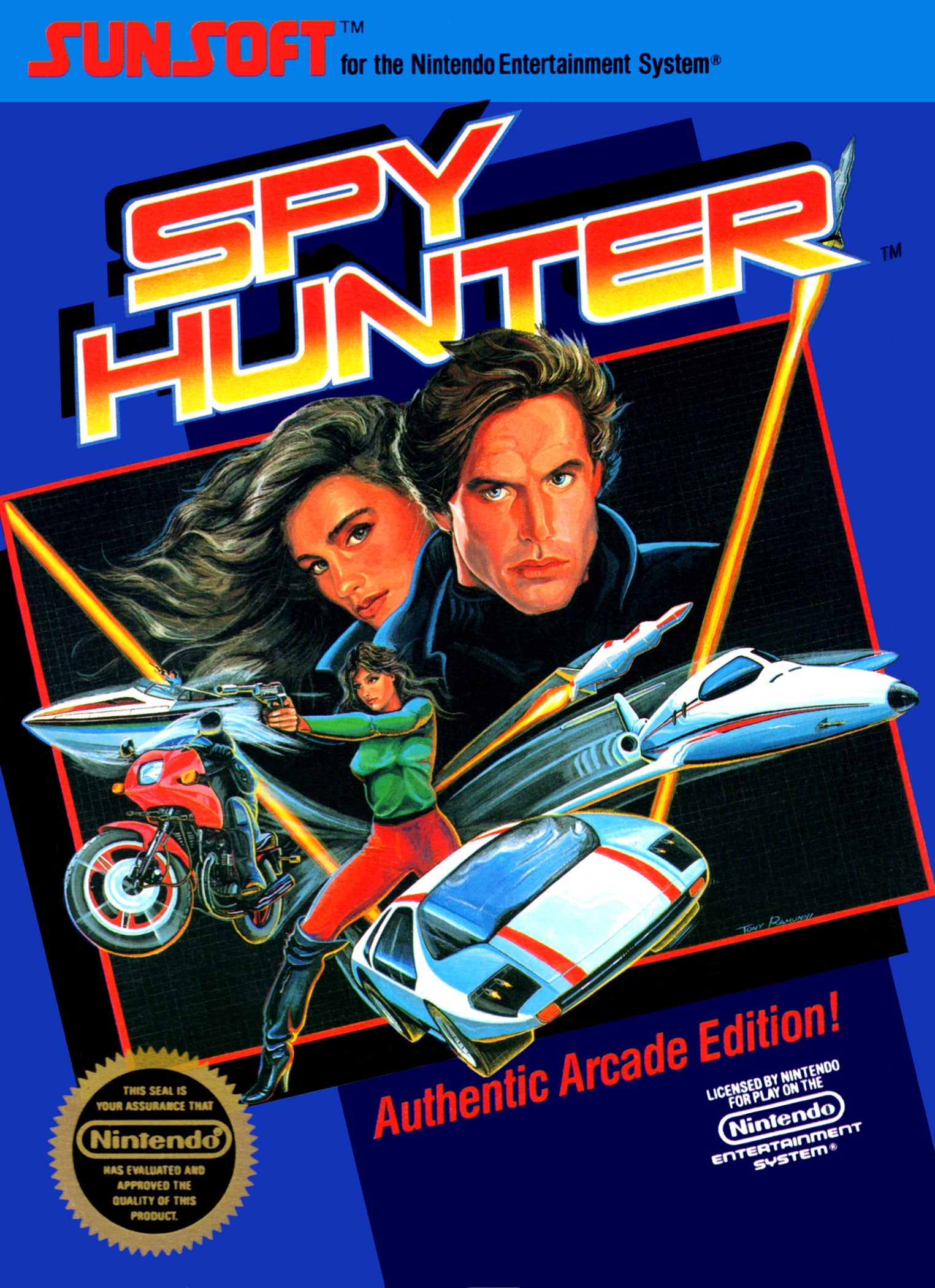 Spy Hunter - Nintendo (NES)