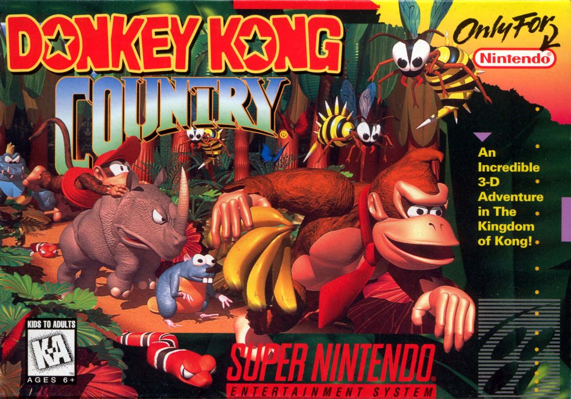 Donkey Kong Country - Super Nintendo (SNES)