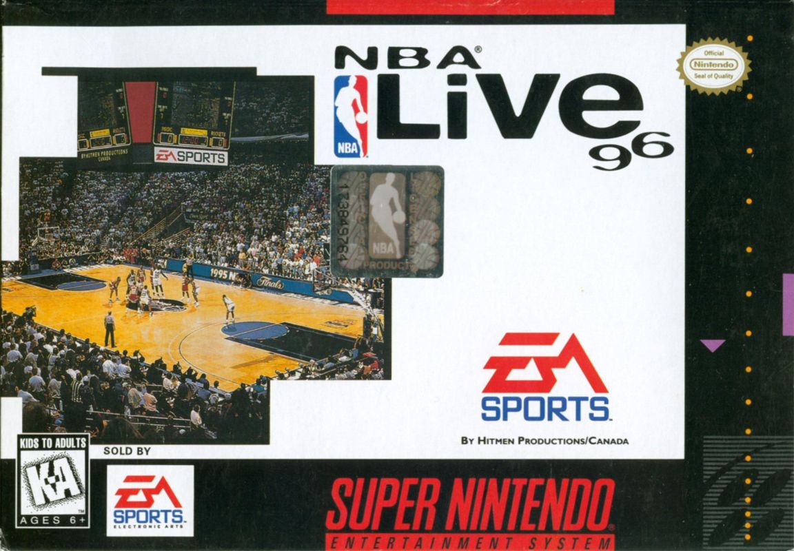 NBA Live 96 - Super Nintendo (SNES)
