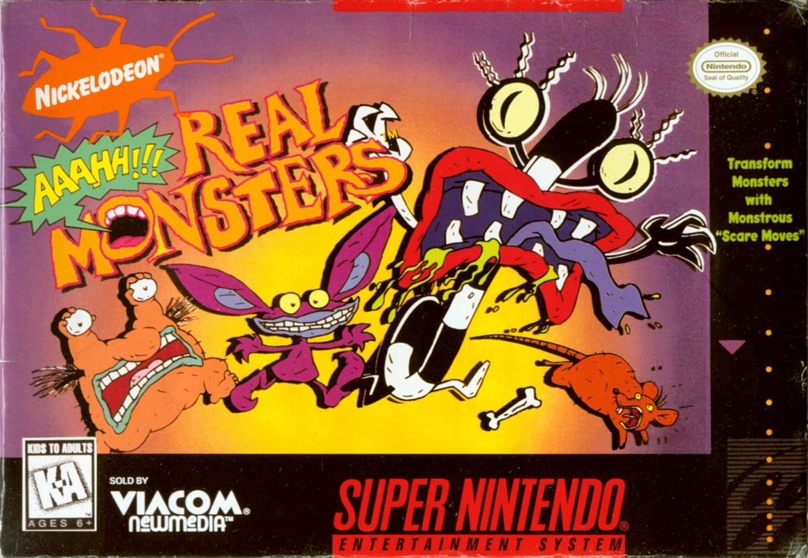 Nickelodeon Aaahh!!! Real Monsters - Super Nintendo (SNES)