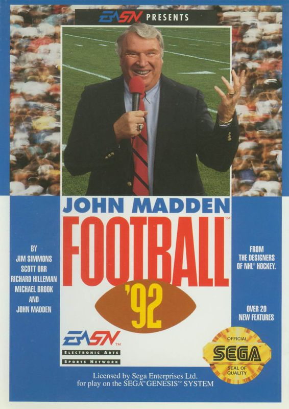 John Madden Football '92 - Sega Genesis