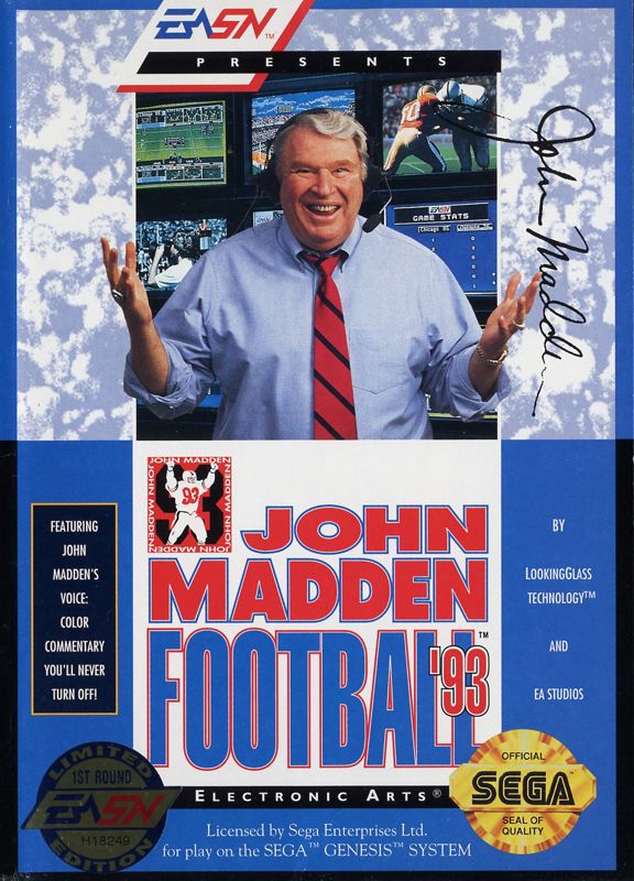 John Madden Football '93 - Sega Genesis
