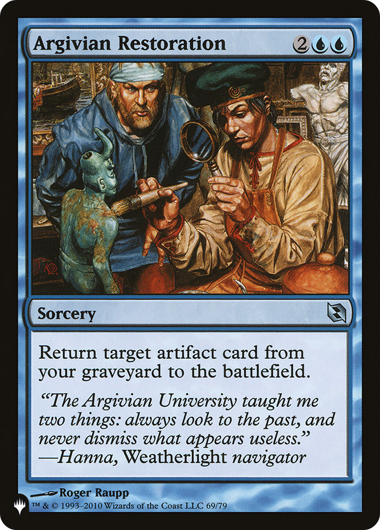 Argivian Restoration (LIST-69/79) - The List