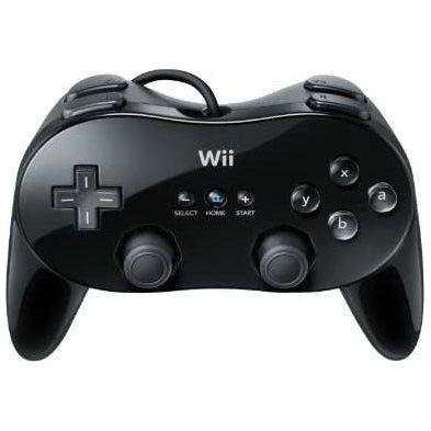 Wii Classic Pro Controller (Black) - Nintendo Wii