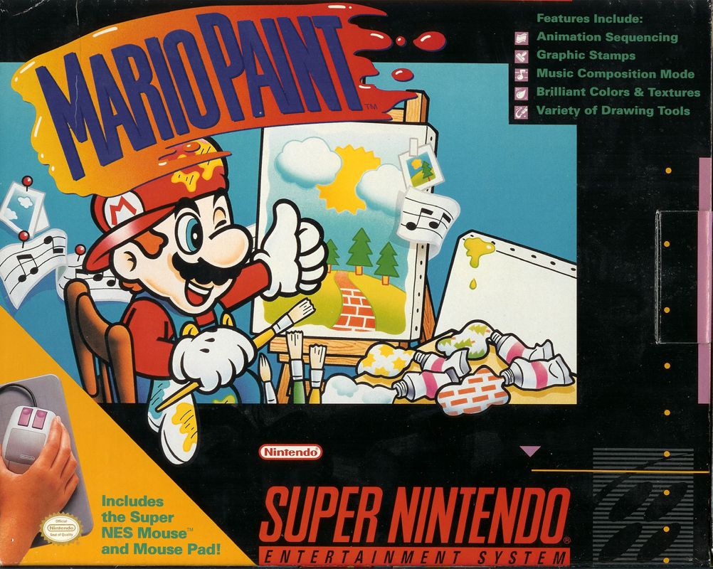 Mario Paint - Super Nintendo (SNES)