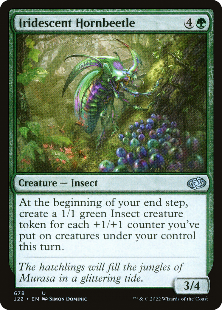 Iridescent Hornbeetle (J22-678) - Jumpstart 2022