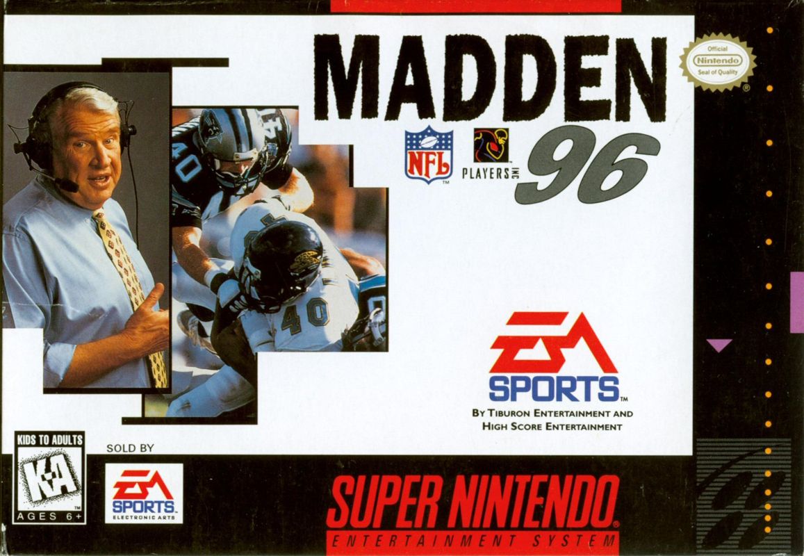 Madden NFL 96 - Super Nintendo (SNES)