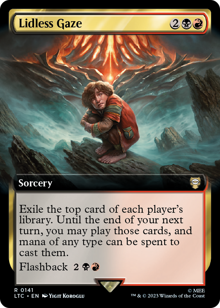 Lidless Gaze (LTC-141) - Tales of Middle-earth Commander: (Extended Art) Foil