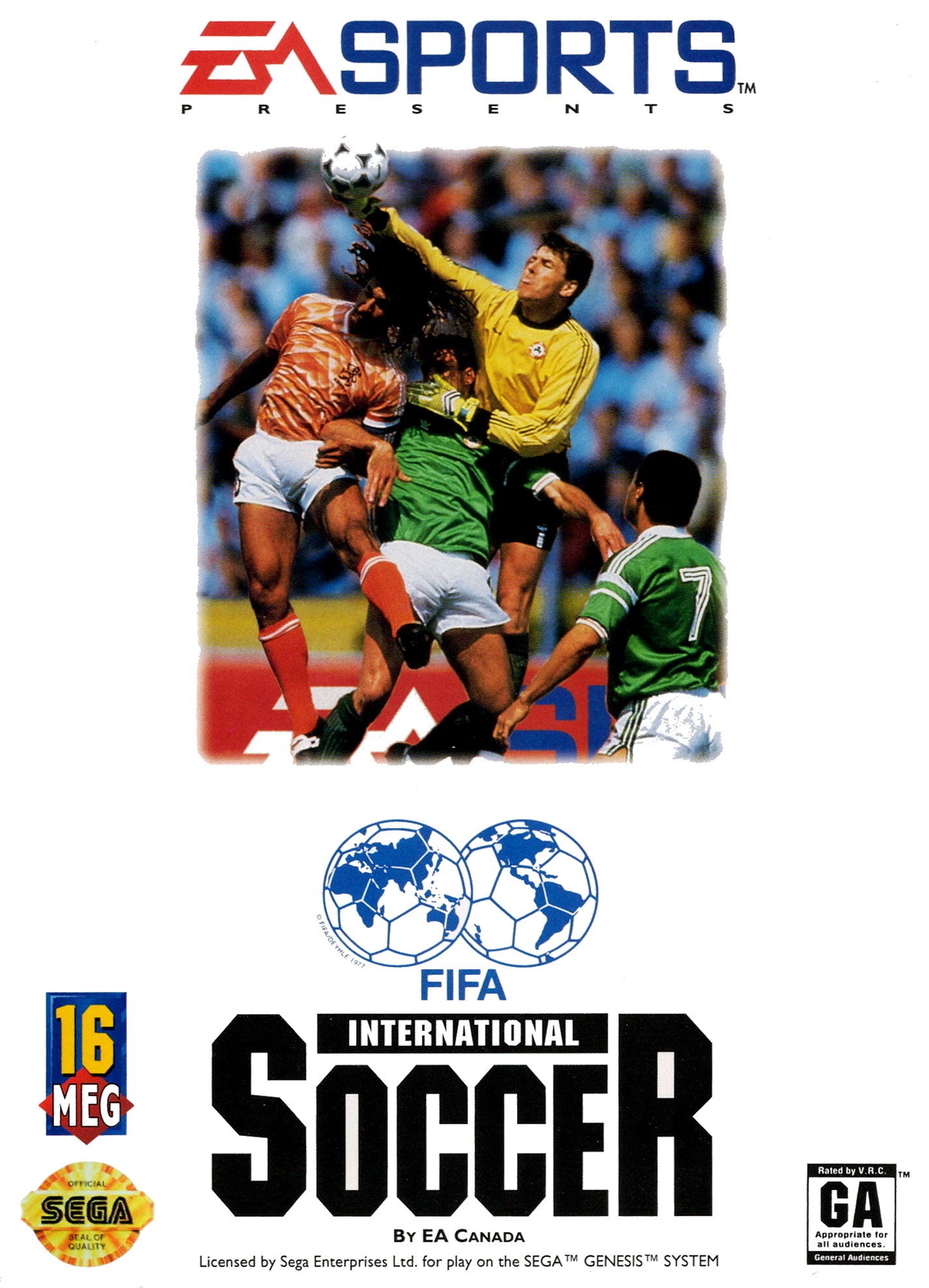 FIFA International Soccer - Sega Genesis