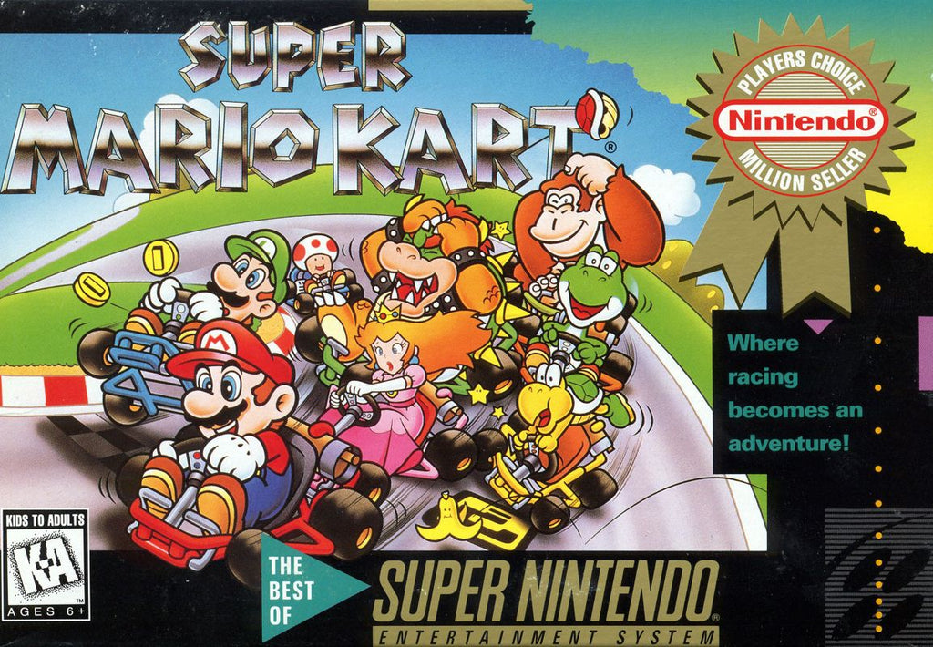Super Mario Kart - Super Nintendo (SNES)