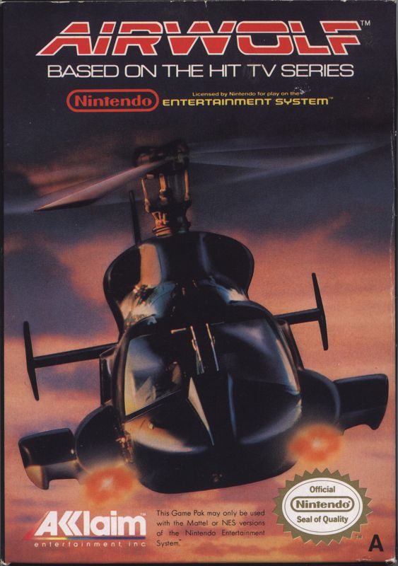 Airwolf - Nintendo (NES)