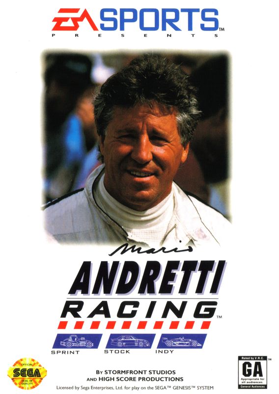 Mario Andretti Racing - Sega Genesis