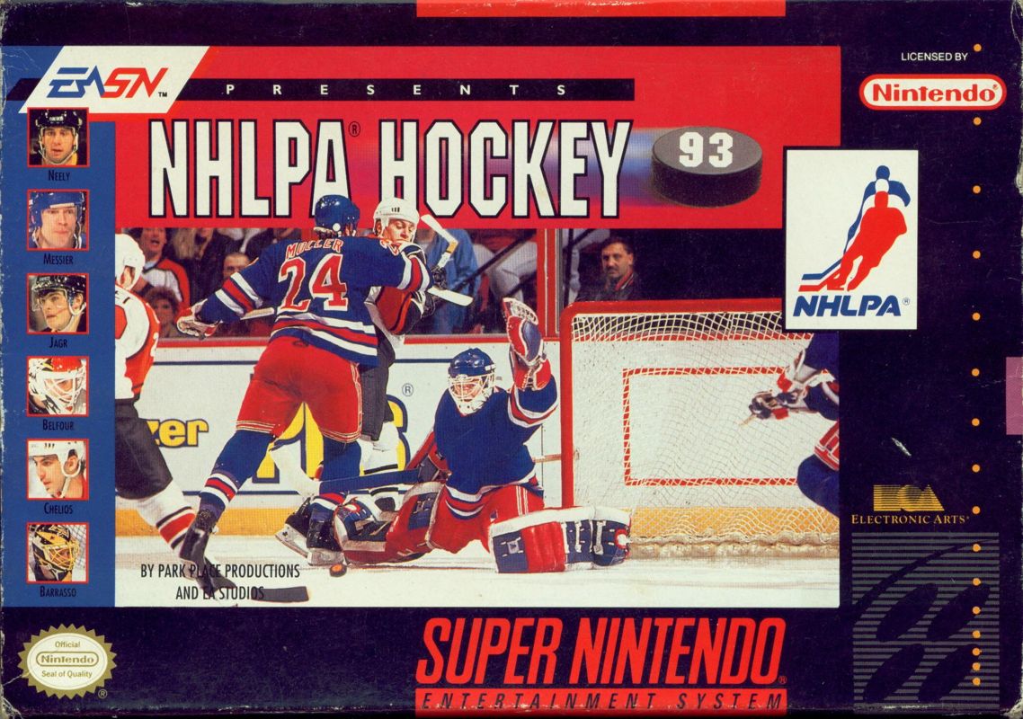 NHLPA Hockey '93 - Super Nintendo (SNES)