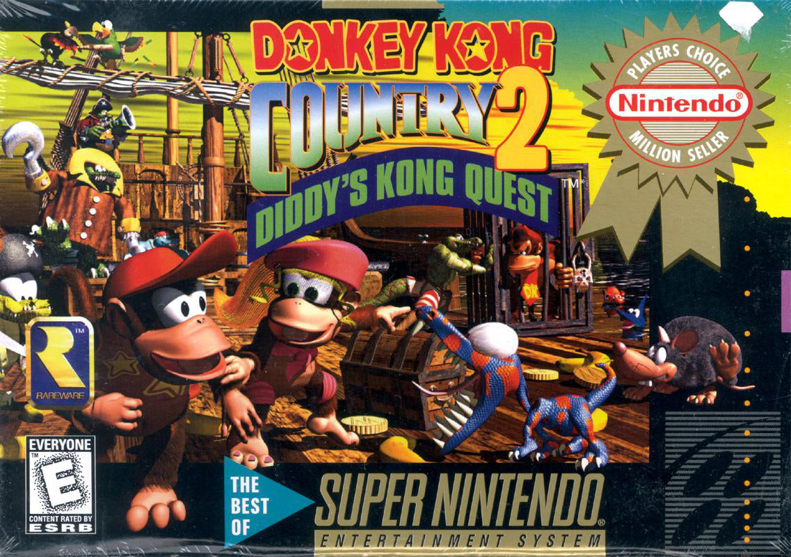Donkey Kong Country 2: Diddy's Kong Quest - Super Nintendo (SNES)