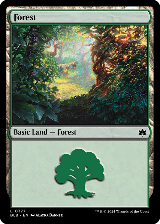 Forest (BLB-377) - Bloomburrow Foil