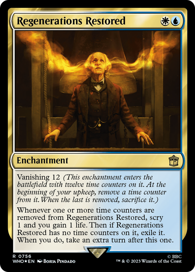 Regenerations Restored (WHO-756) - Doctor Who Foil