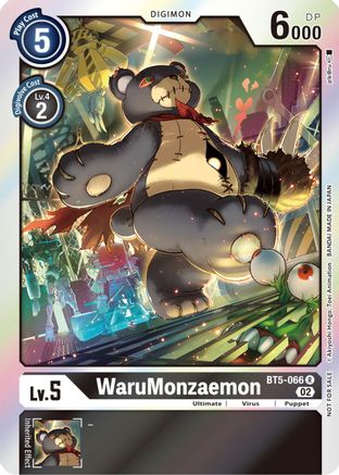 WaruMonzaemon (Official Tournament Pack Vol. 7) (BT5-066) - Battle of Omni Foil