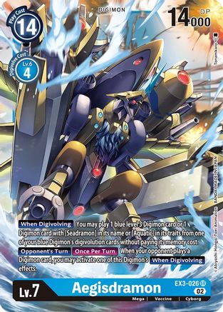 Aegisdramon (EX3-026) - Draconic Roar Foil