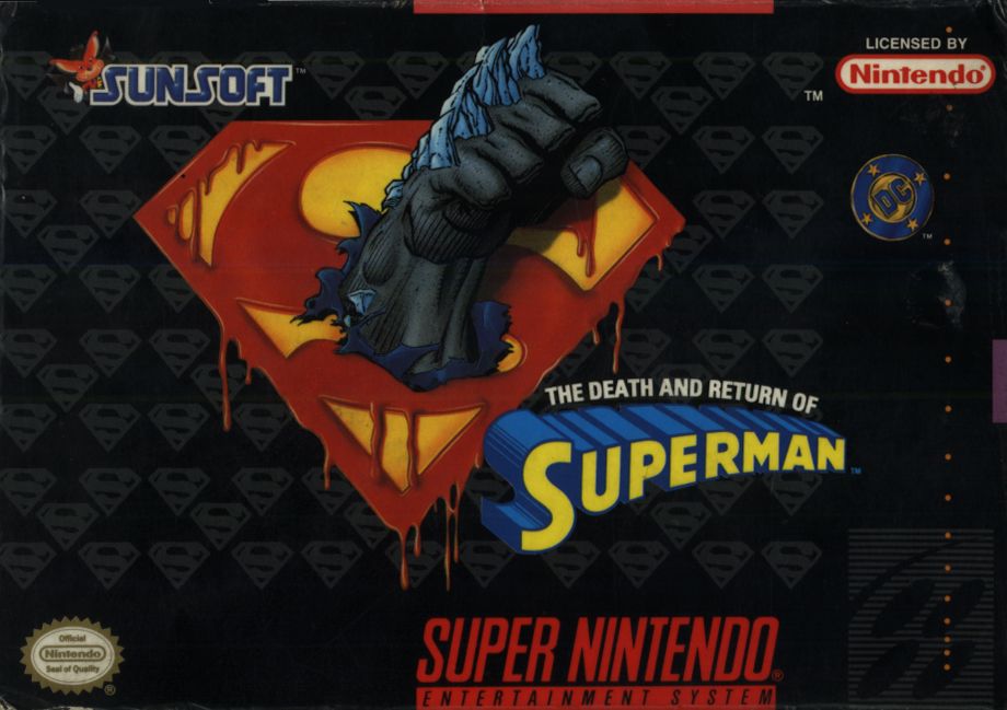 The Death and Return of Superman - Super Nintendo (SNES)