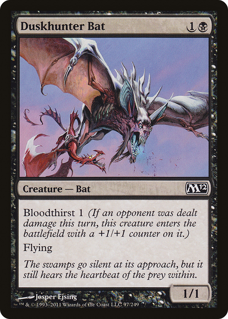 Duskhunter Bat (M12-097) - Magic 2012 Foil