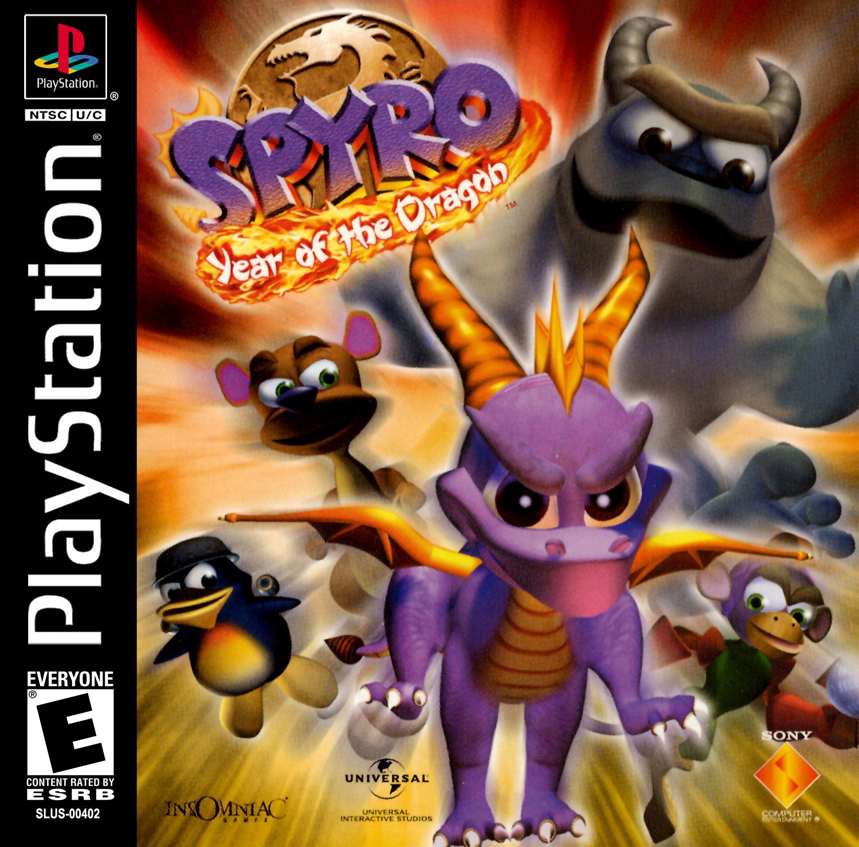 Spyro: Year of the Dragon - PlayStation (PS1)