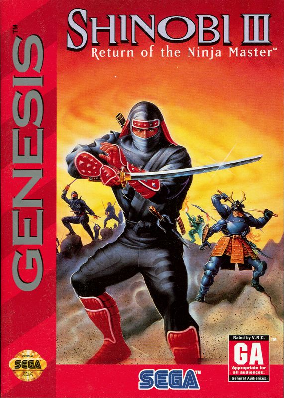 Shinobi III: Return of the Ninja Master - Sega Genesis