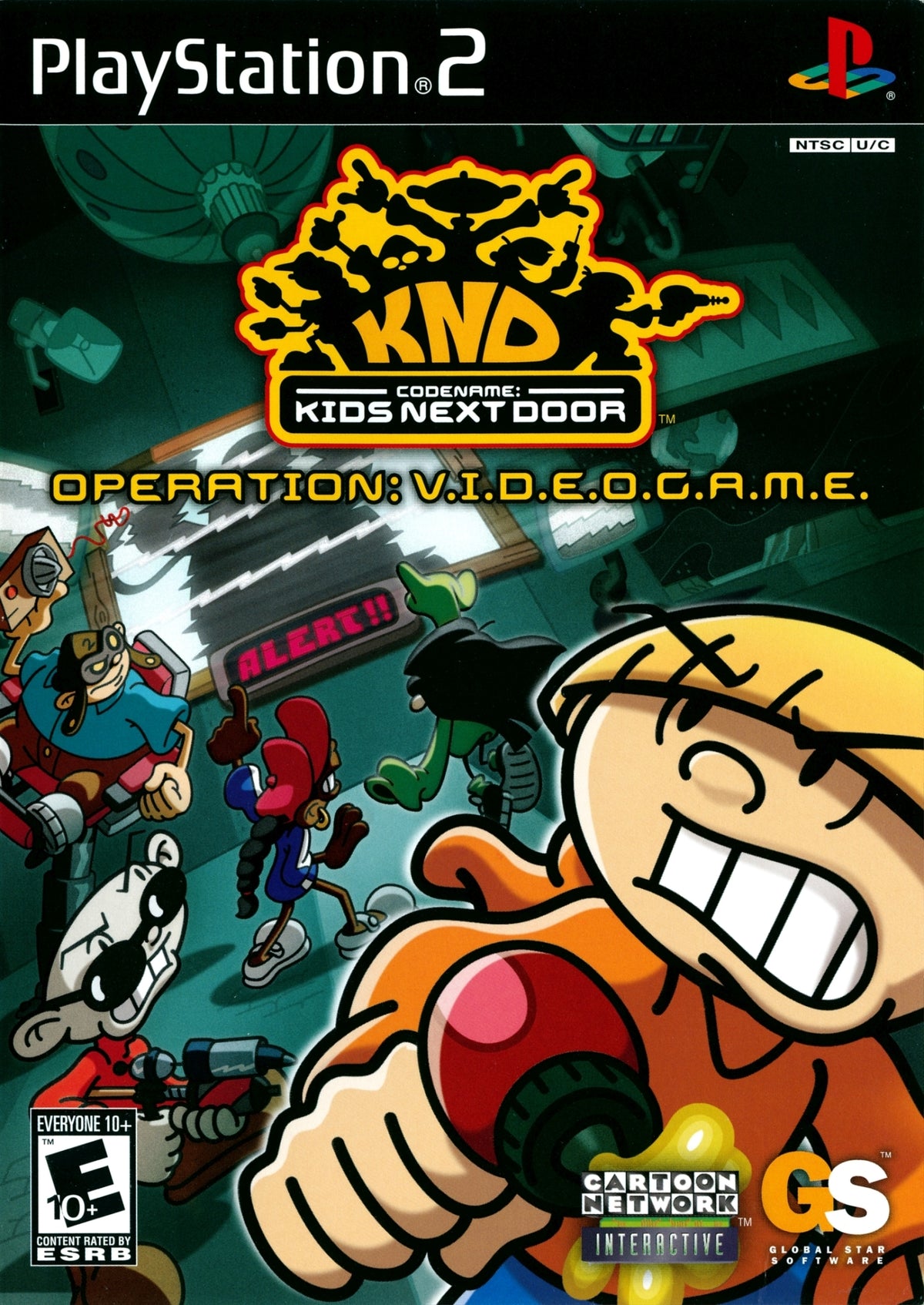 KND Codename Kids Next Door Operation V.I.D.E.O.G.A.M.E. - PlayStation 2 (PS2)