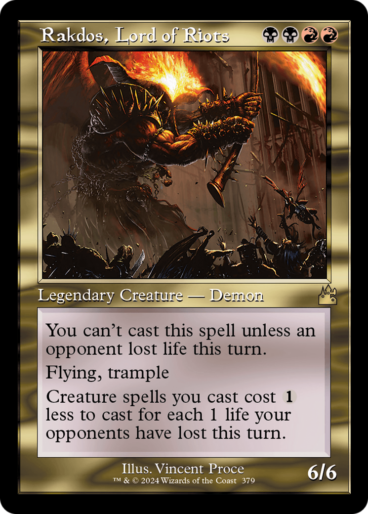 Rakdos, Lord of Riots (RVR-379) - Ravnica Remastered Foil