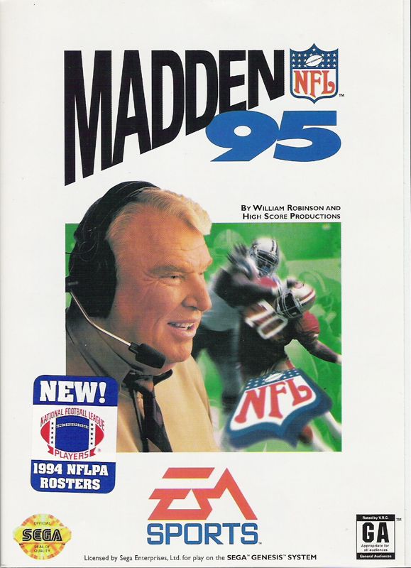 Madden NFL 95 - Sega Genesis