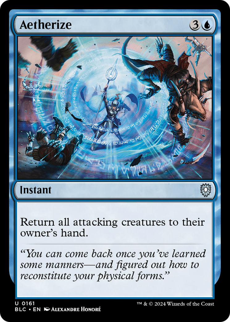 Aetherize (BLC-161) - Bloomburrow Commander