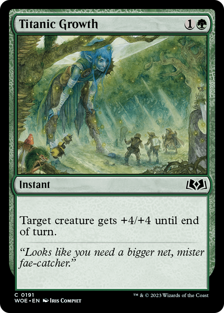 Titanic Growth (WOE-191) - Wilds of Eldraine