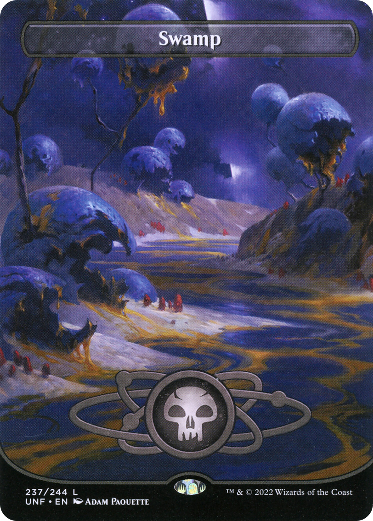 Swamp (237) (Borderless) (UNF-237) - Unfinity (Borderless) Foil