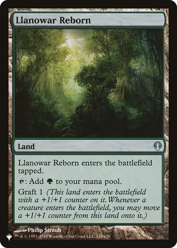 Llanowar Reborn (LIST-129/150) - The List