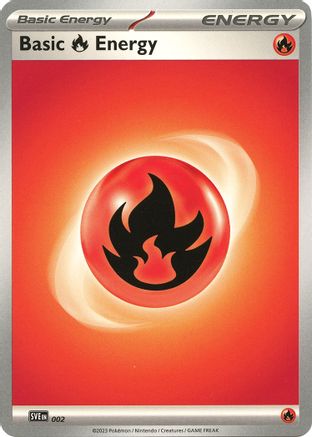 Basic Fire Energy 002  SV01 Scarlet & Violet Base Set - Common