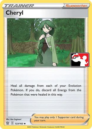 Cheryl 123/163  Prize Pack Series Cards - Uncommon