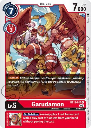 Garudamon (BT11-013) - Dimensional Phase Foil