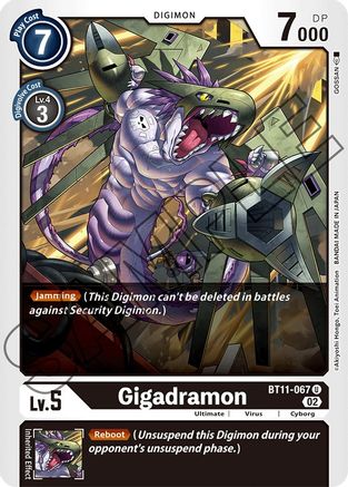 Gigadramon (BT11-067) - Dimensional Phase