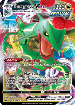 Rayquaza VMAX (101) 101  - Holofoil Crown Zenith - Ultra Rare
