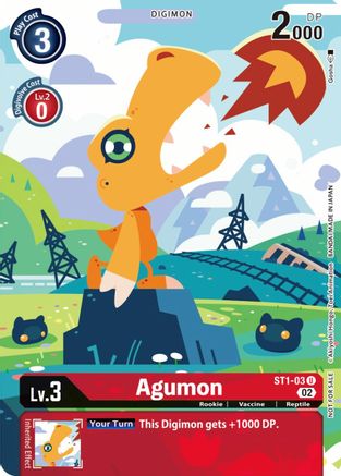 Agumon (Digimon Illustration Competition Pack 2022) (ST1-03) - Dimensional Phase