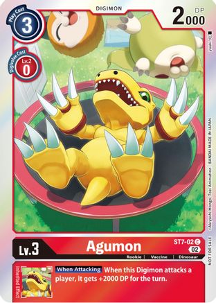Agumon (Official Tournament Pack Vol.8) (ST7-02) - Starter Deck 07: Gallantmon Foil
