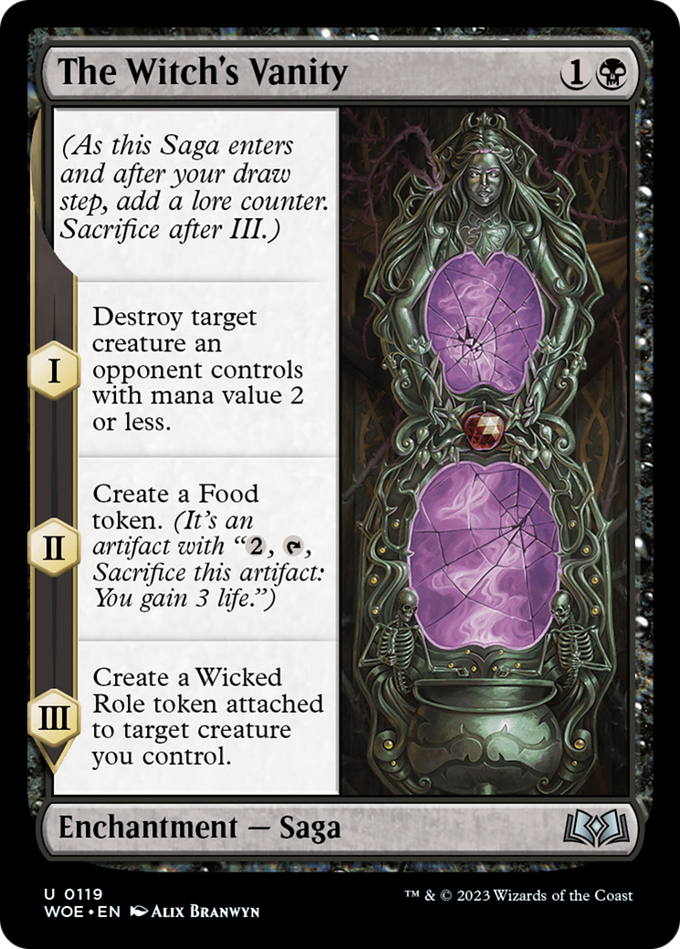 The Witch's Vanity (WOE-119) - Wilds of Eldraine Foil