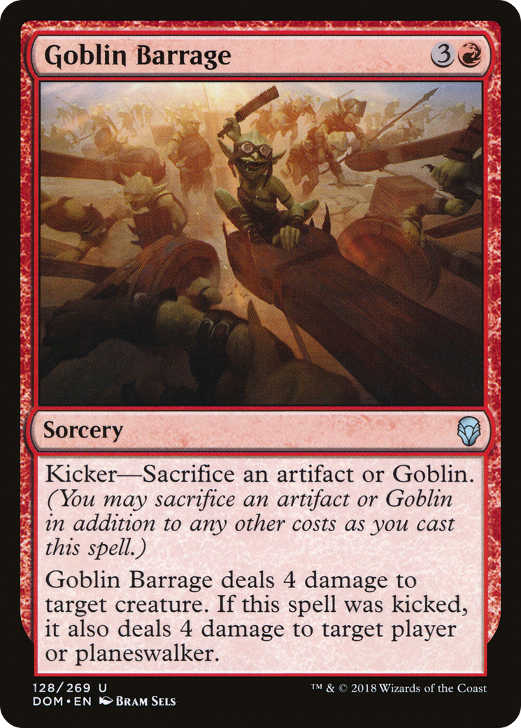 Goblin Barrage (DOM-128) - Dominaria